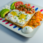 Design a breakfast lunch and dinner menu for Mexican consumers with ingredients detailed instructions