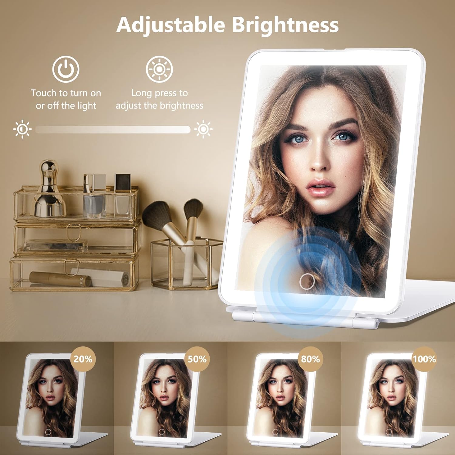 Portable Beauty Accessory with Exceptional Illumination Features