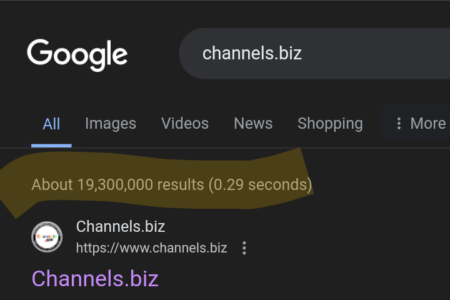 SEO Analysis of Channels.biz 19,300,000 results in 0.29 seconds.