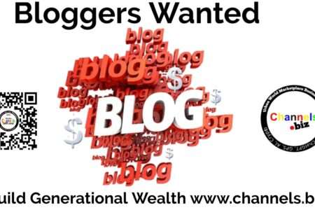 Bloggers Wanted @ Channels.biz